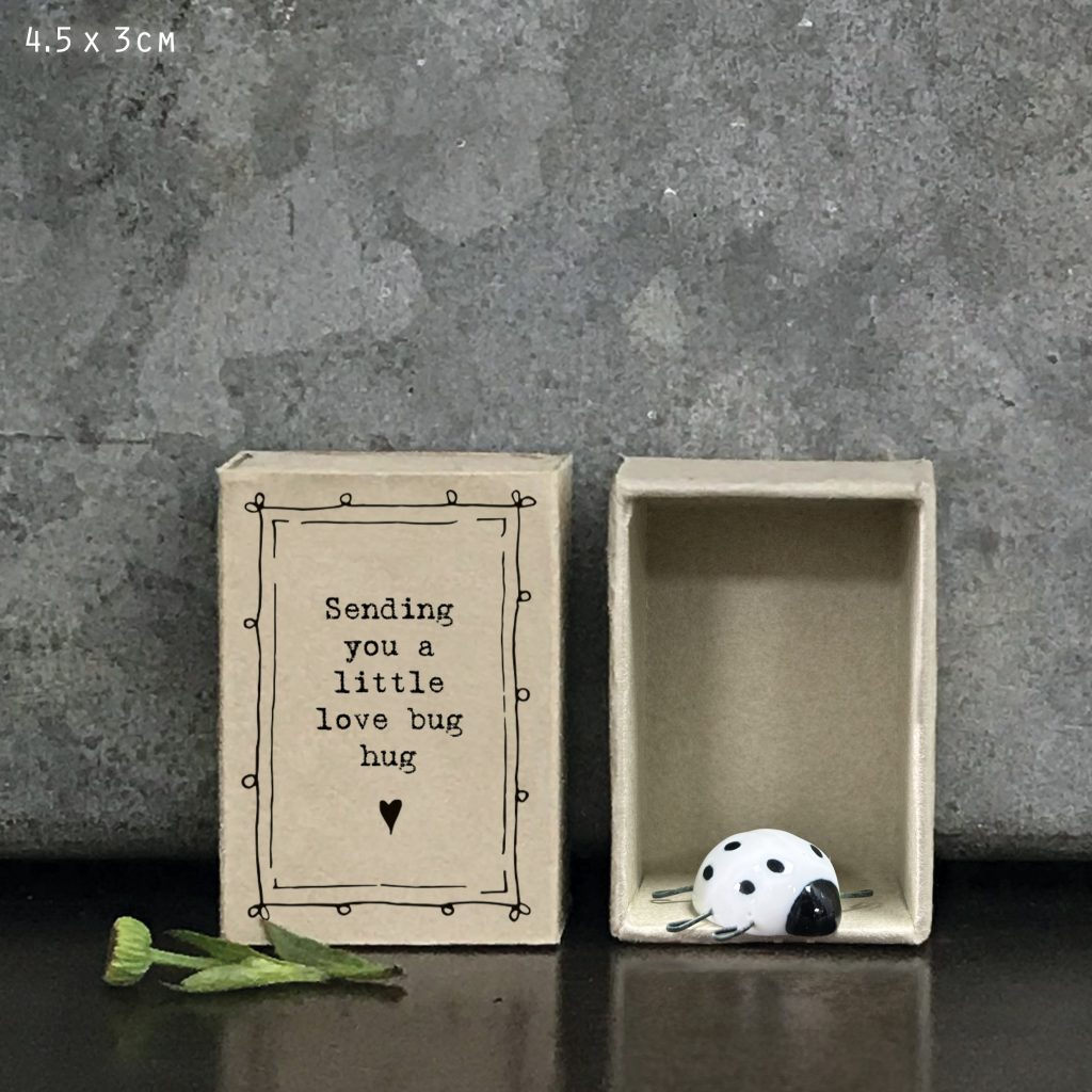 East of India Love Bug Hug Matchbox Token - More Than Just a Gift | Narborough Hall