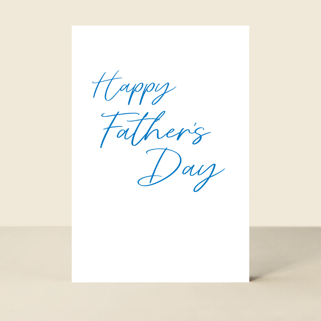 Petimo - Happy Father's Day Script Touchstone Card