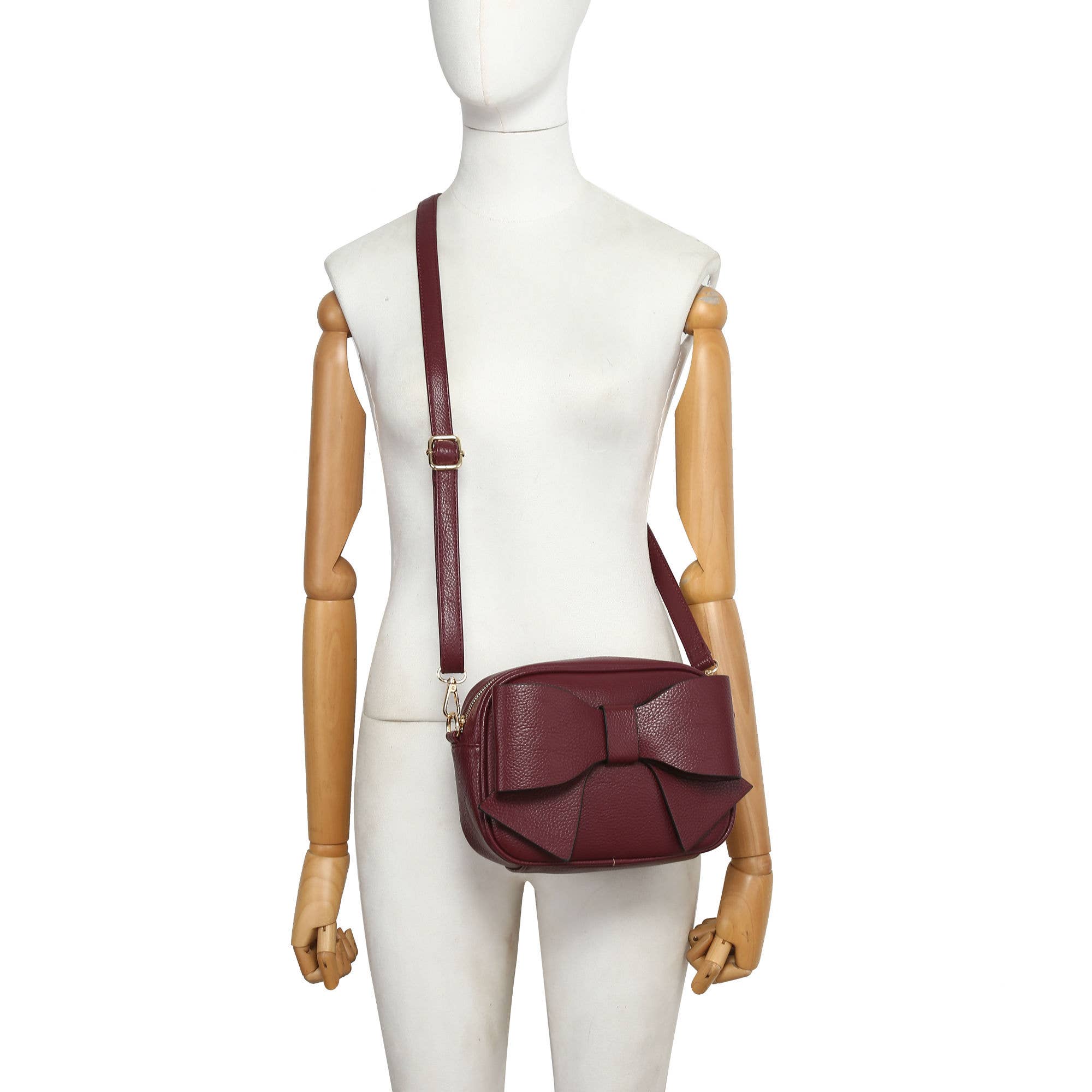 Beau Lilac Crossbody Bow Bag