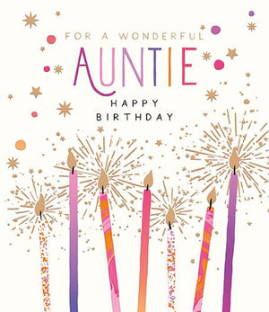Wonderful Auntie Birthday Card - More Than Just a Gift | Narborough Hall