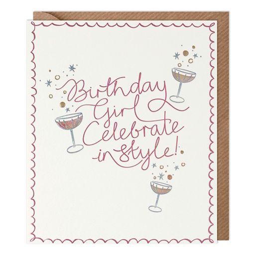 Mimosa Celebrate In Style Birthday Card - More Than Just a Gift | Narborough Hall