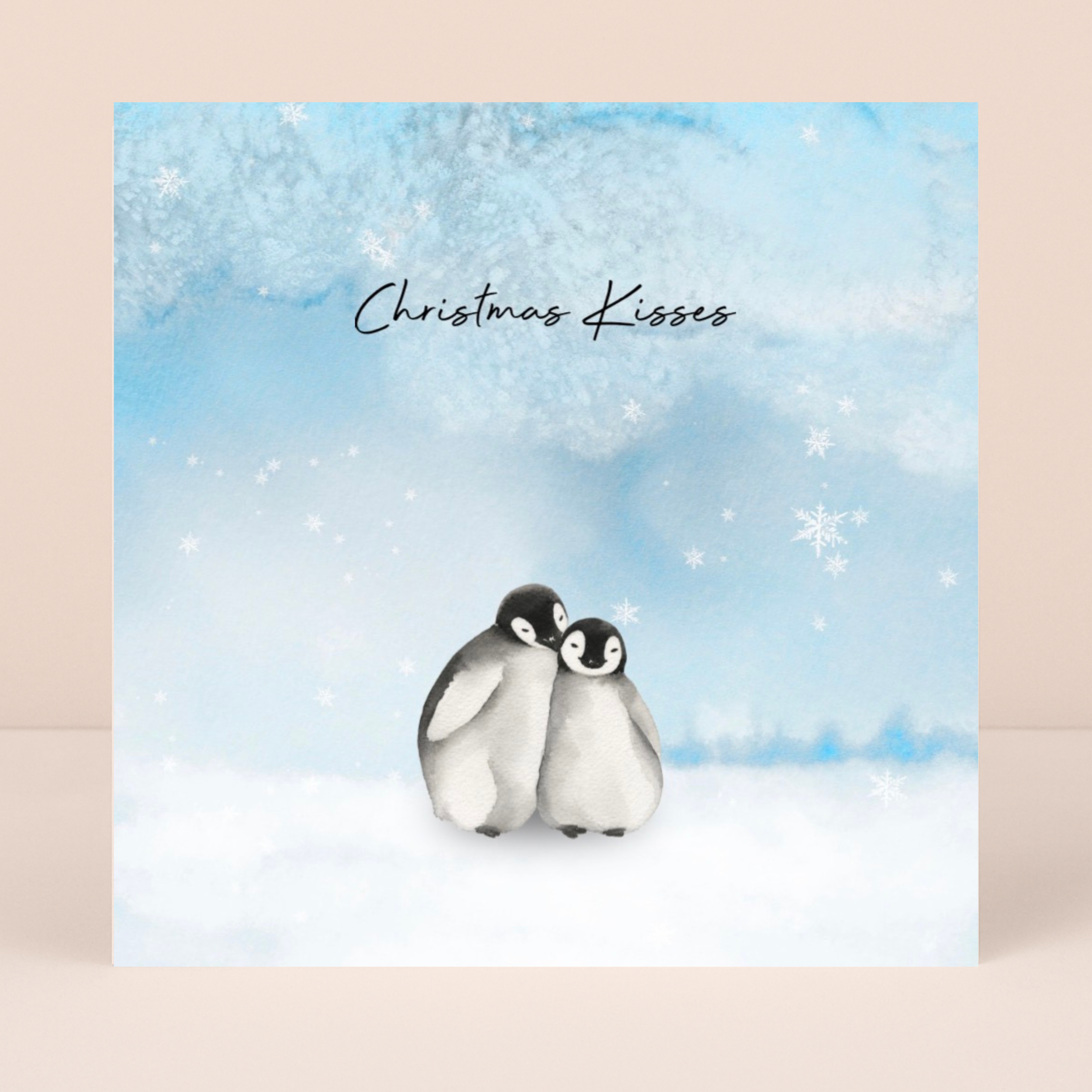 Petimo - Christmas Kisses Penguin Cute Christmas Card