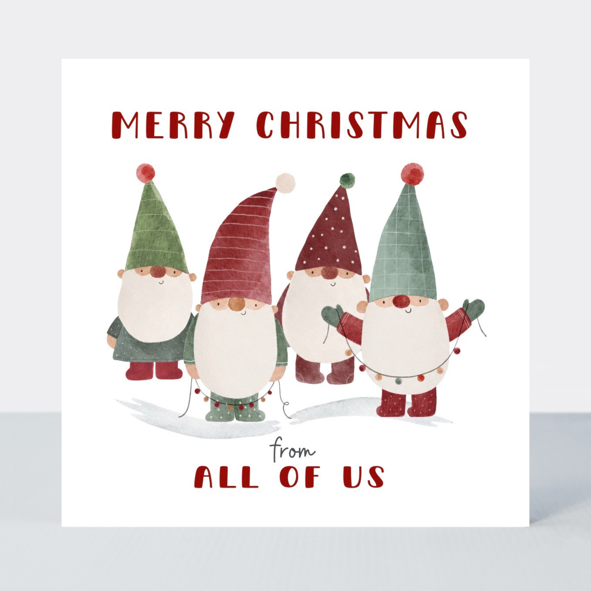 Petimo - From All of Us Family of Gnomes Holly Jolly Christmas Card