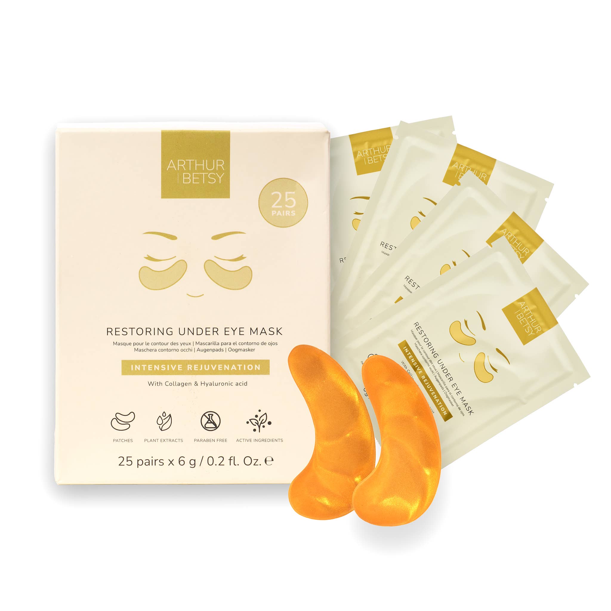 Arthur Betsy - Gold Collagen Under Eye Patches - More Than Just a Gift | Narborough Hall