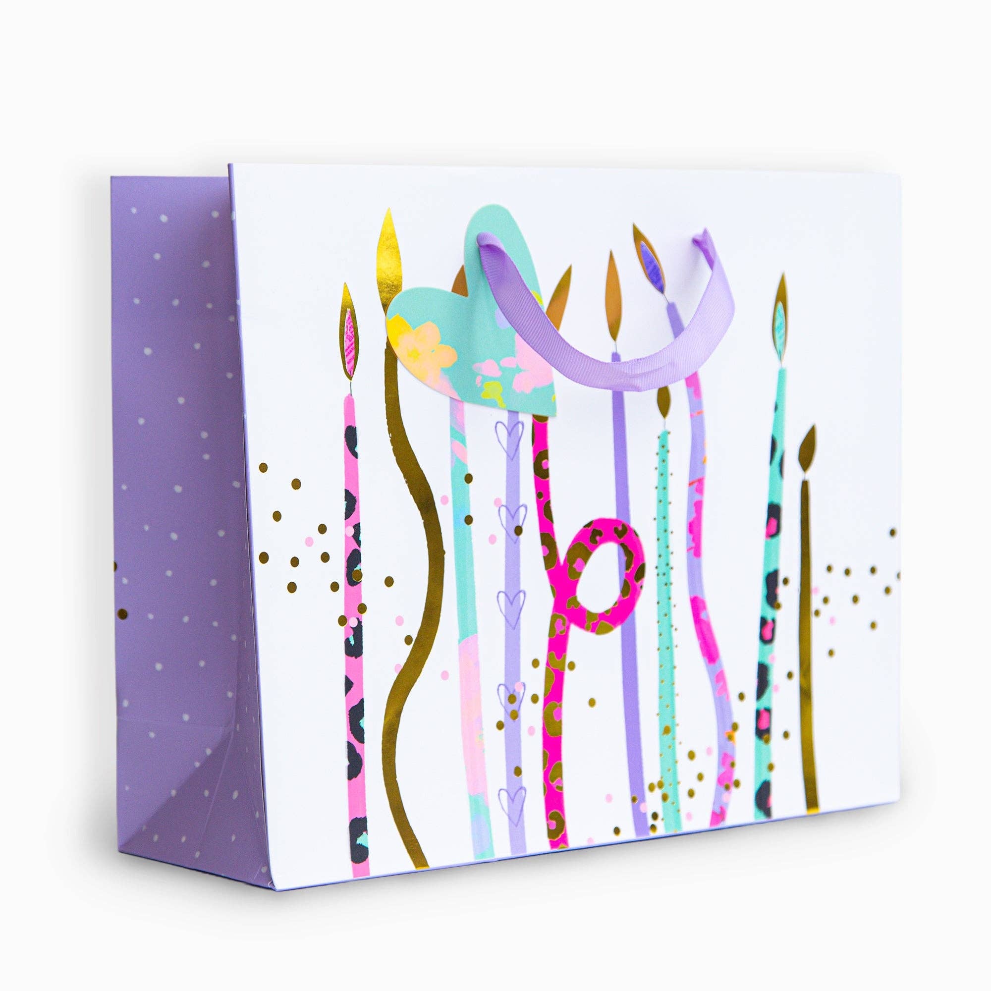 Whistlefish - White Candles Medium Gift Bag
