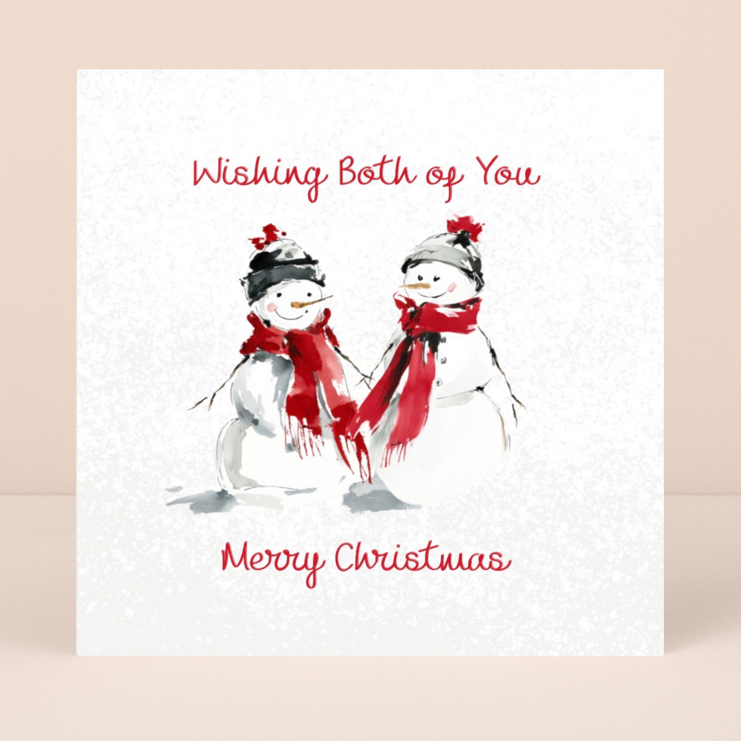 Petimo - Both of You Snowmen Sketchbook Christmas Card