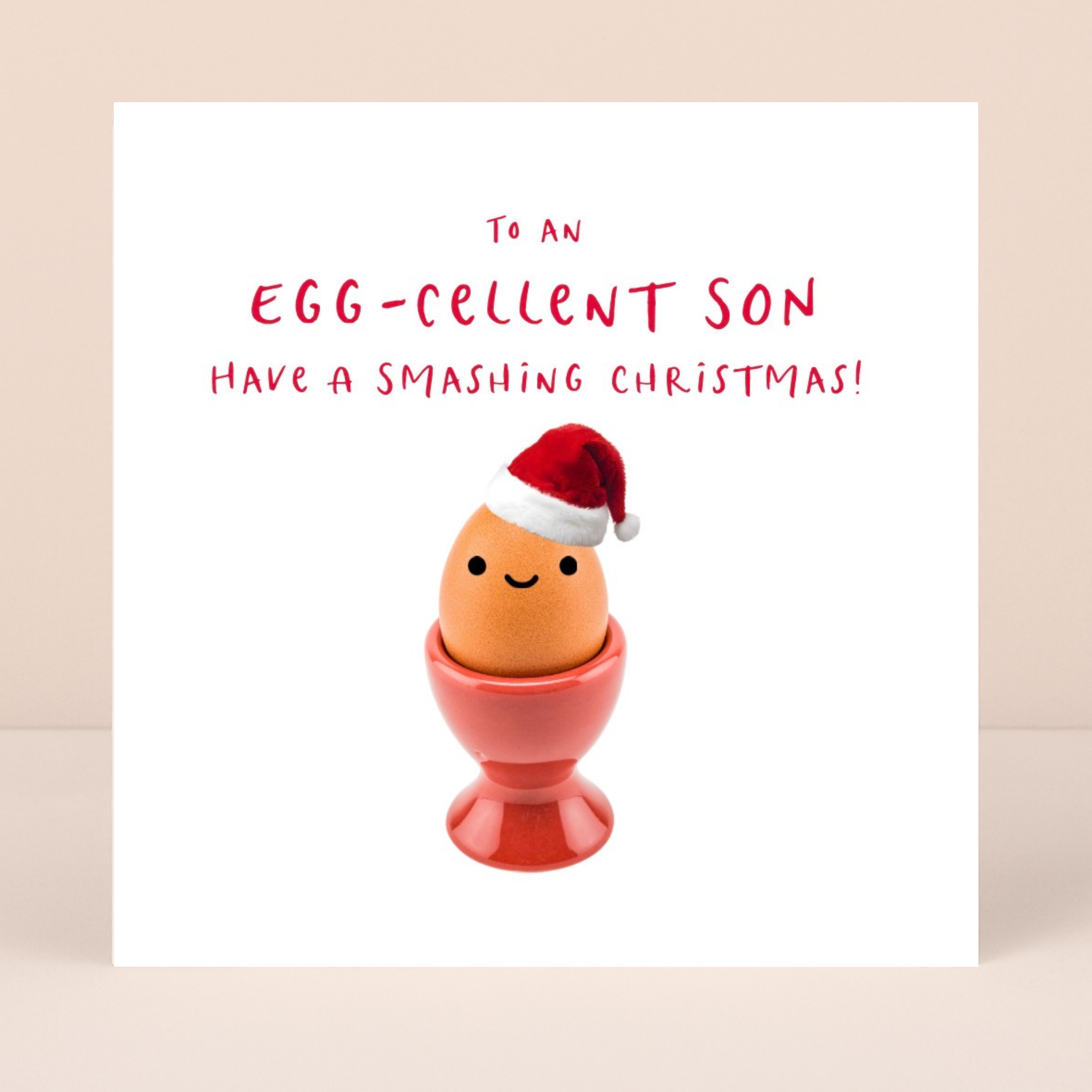 Petimo - Egg-cellent Son Smashing Christmas Better Together Card