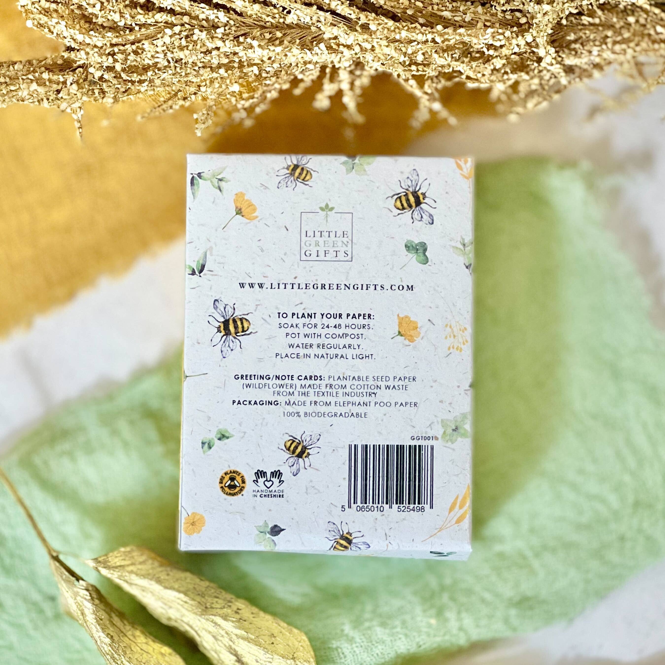 Little Green Gifts - Cards & Notes Set - Choice Of Designs (TU-6): 003 - Blushing Blooms - More Than Just a Gift | Narborough Hall