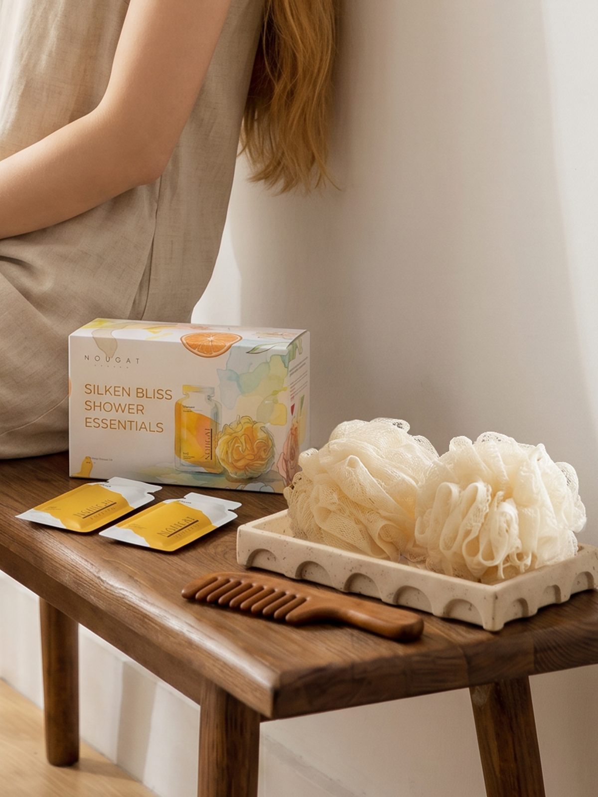 Nougat London - Nougat London Silken Bliss Shower Essentials (Gift Set of 4)