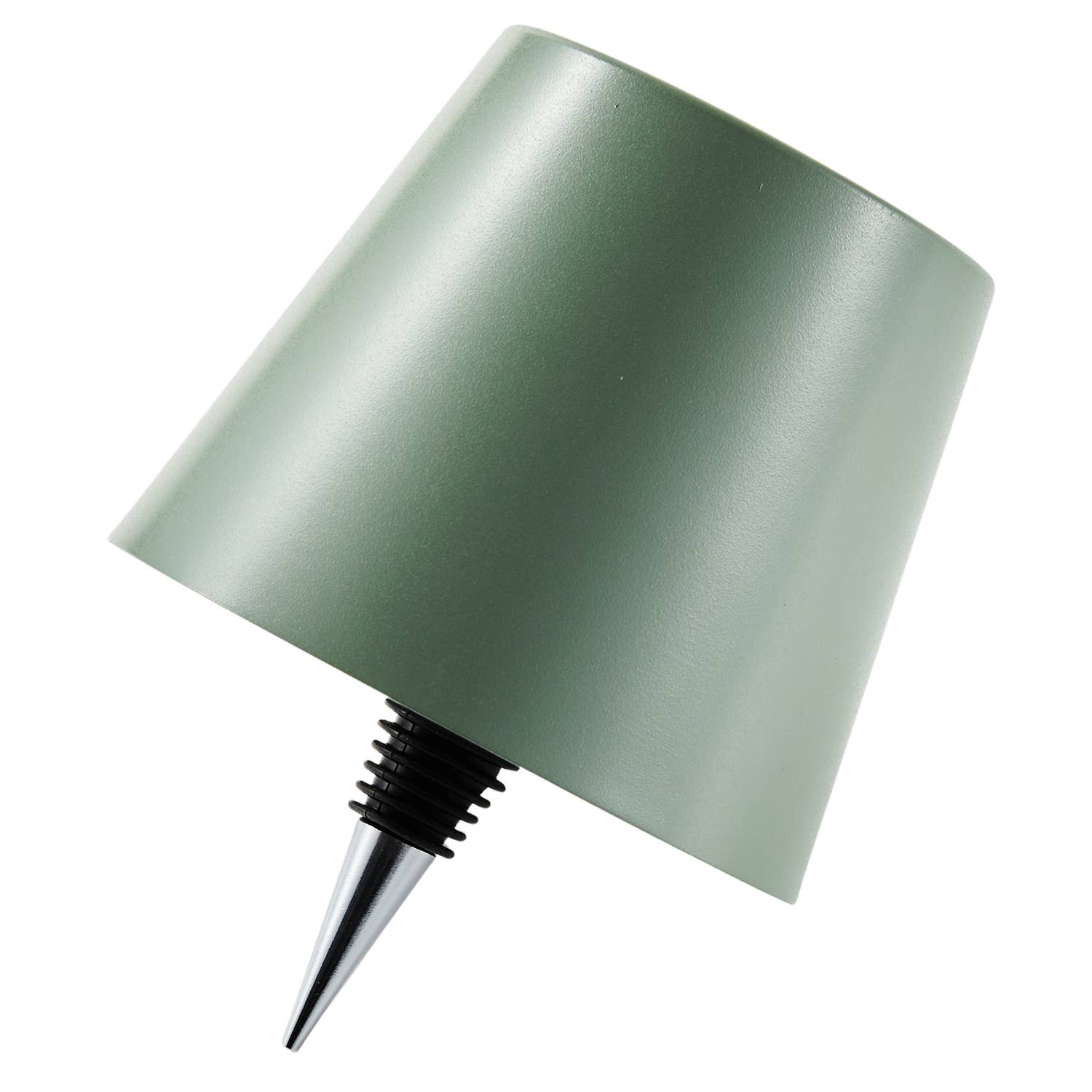 Cordless LED Table Lamp with Bottle Stopper: White