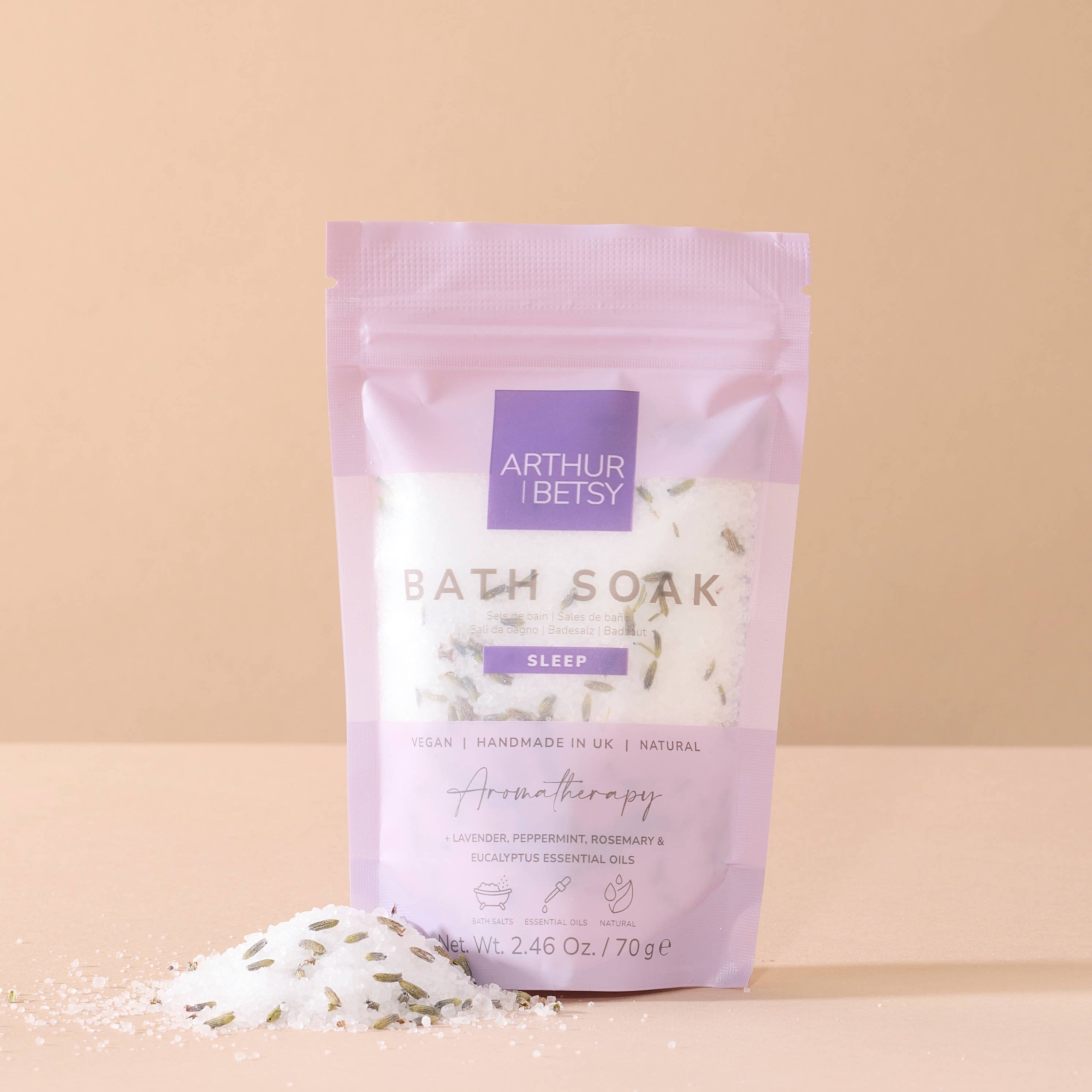 Arthur Betsy - Sleep bath salts, Lavender bath soak