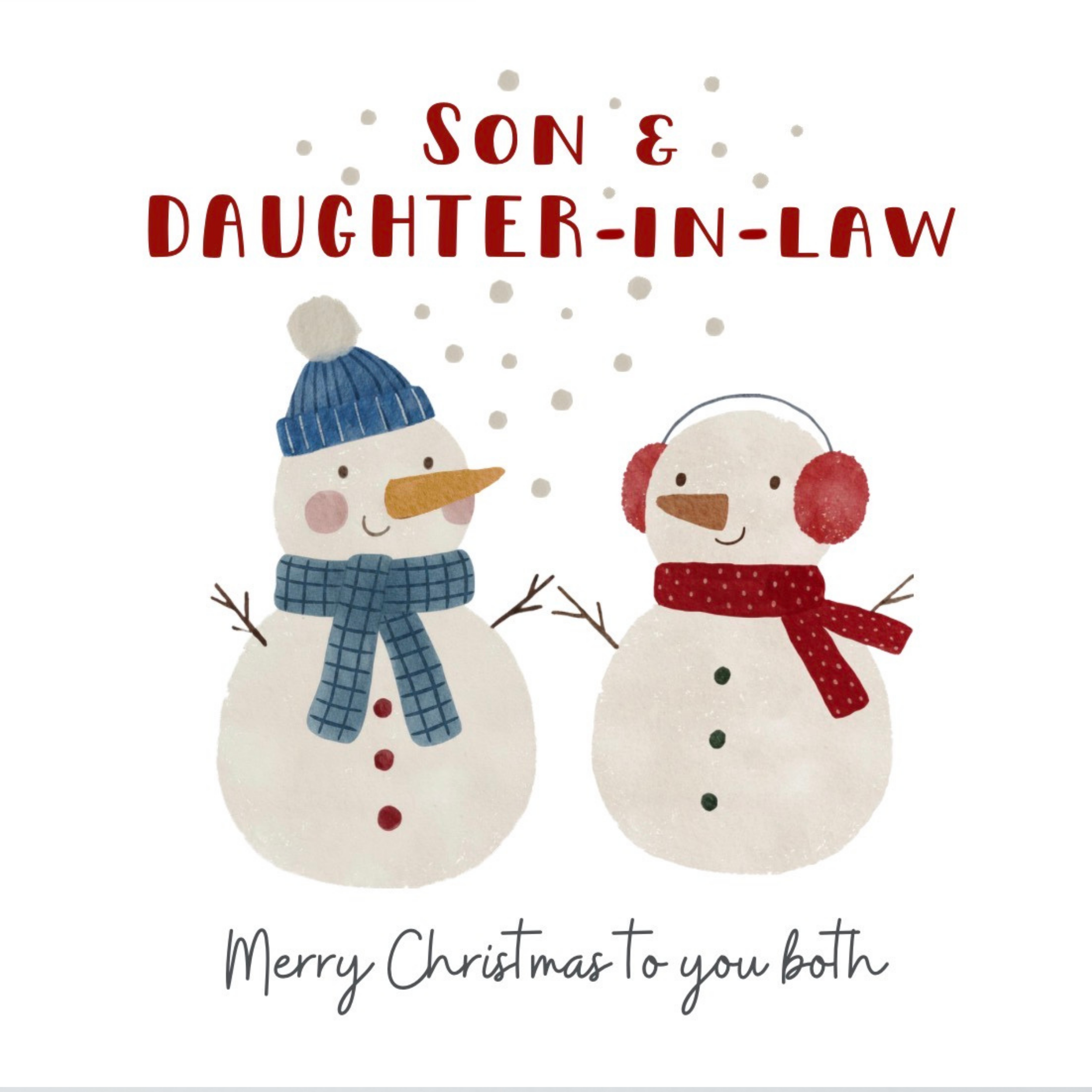 Petimo - Son & Daughter-in-Law Holly Jolly Christmas Card