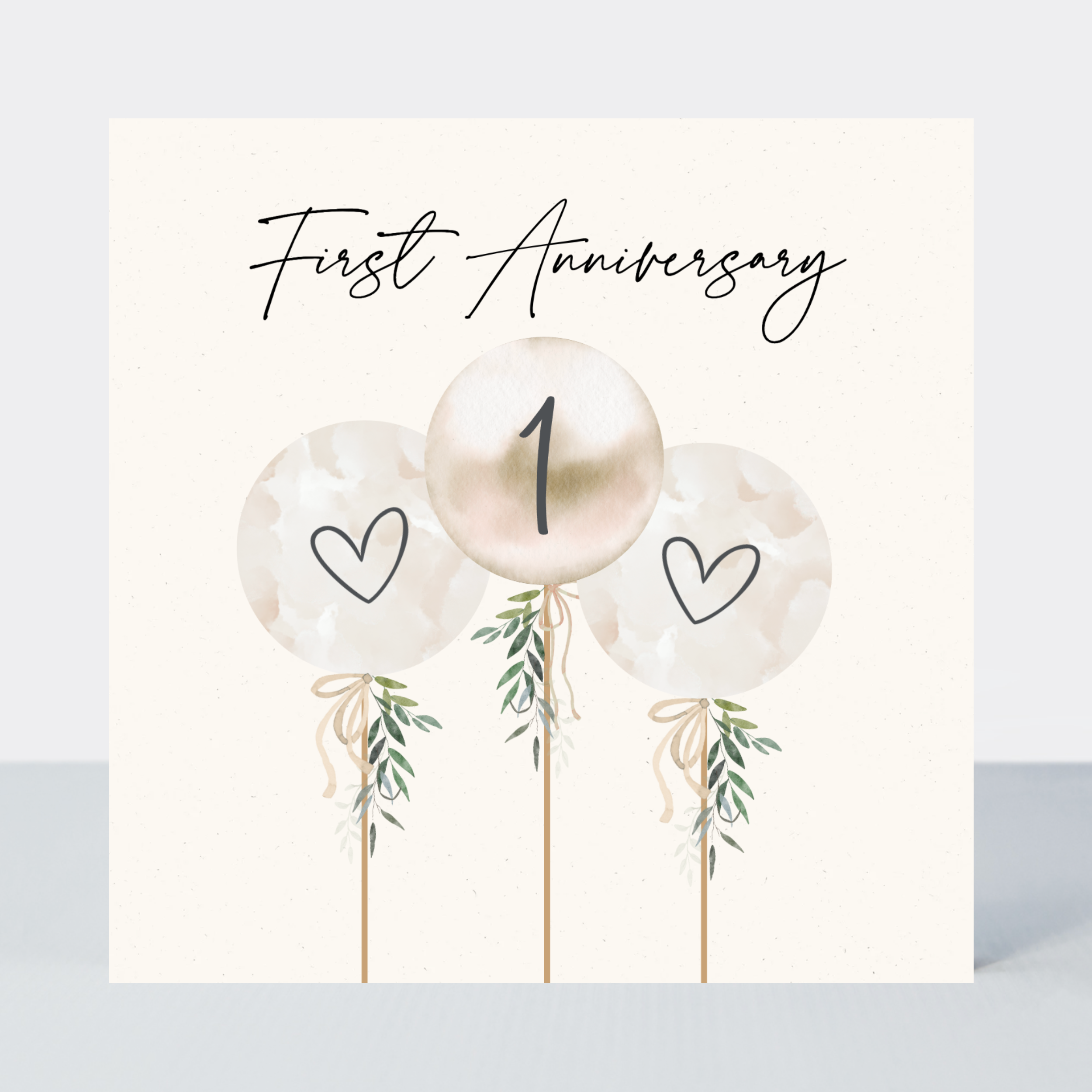 Camille First Anniversary Balloons Card - More Than Just a Gift | Narborough Hall