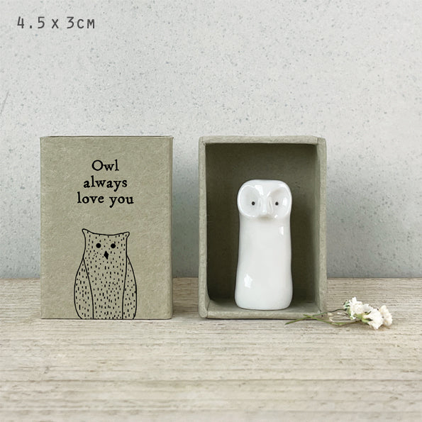 Tall matchbox Owl - More Than Just a Gift | Narborough Hall
