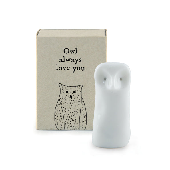 Tall matchbox Owl - More Than Just a Gift | Narborough Hall