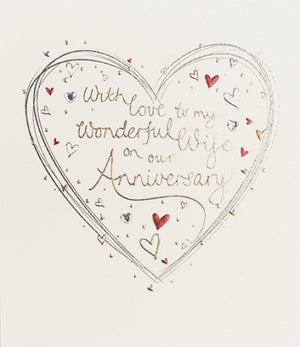 Mimosa Wife Anniversary Card - More Than Just a Gift | Narborough Hall