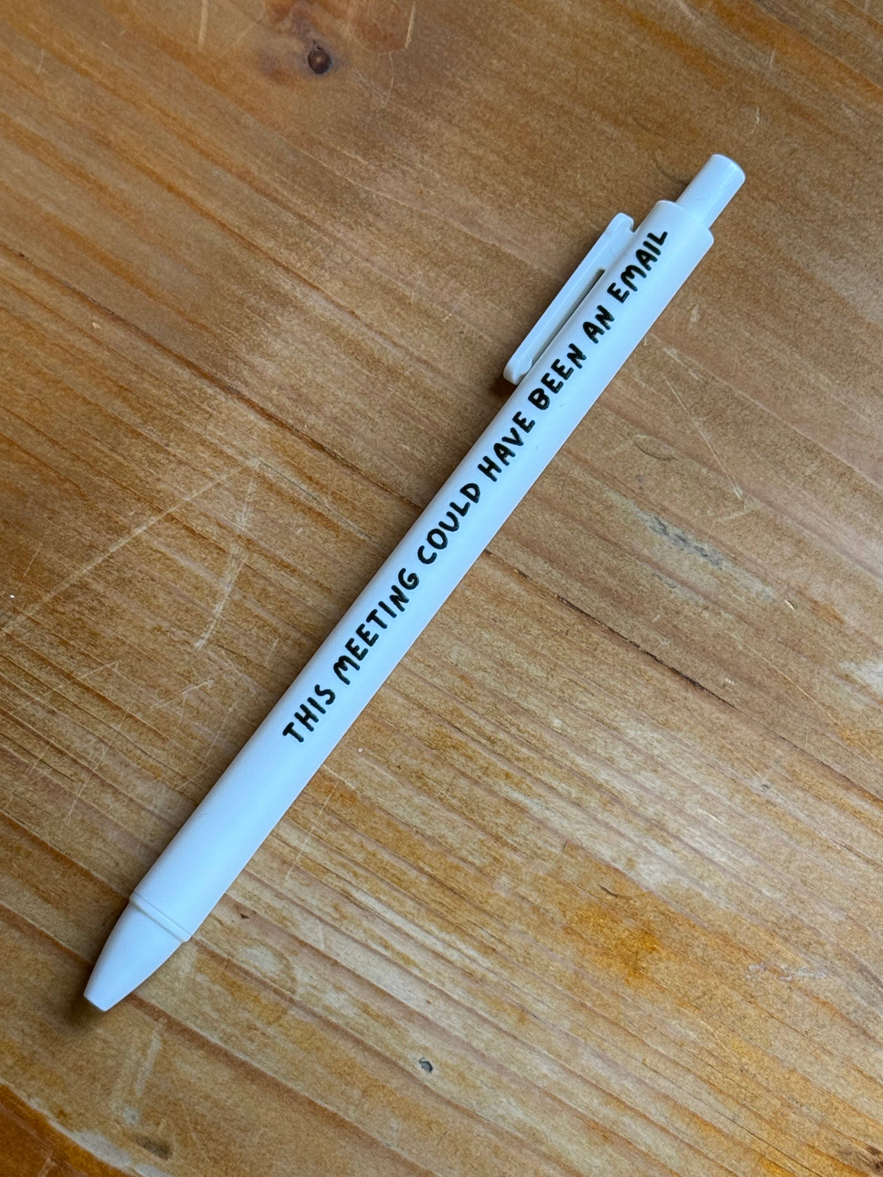 Quirky Doodles - Funny Quote Pens: Lilac Purple