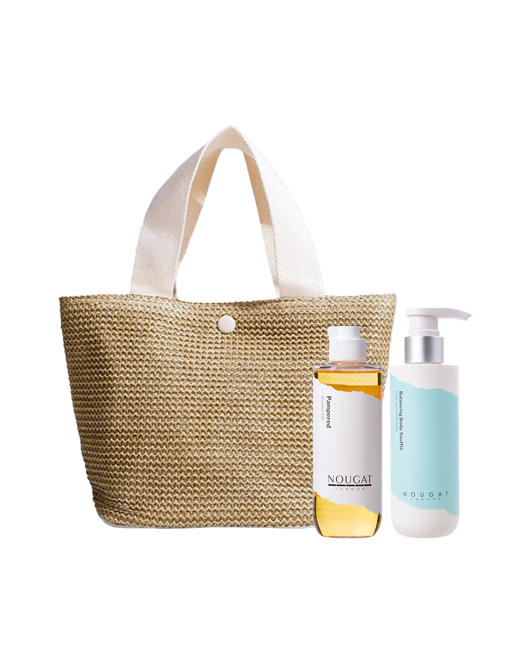 Nougat London - Shower Indulgence Ritual & Handbag Set (Shower Oil & Lotion)