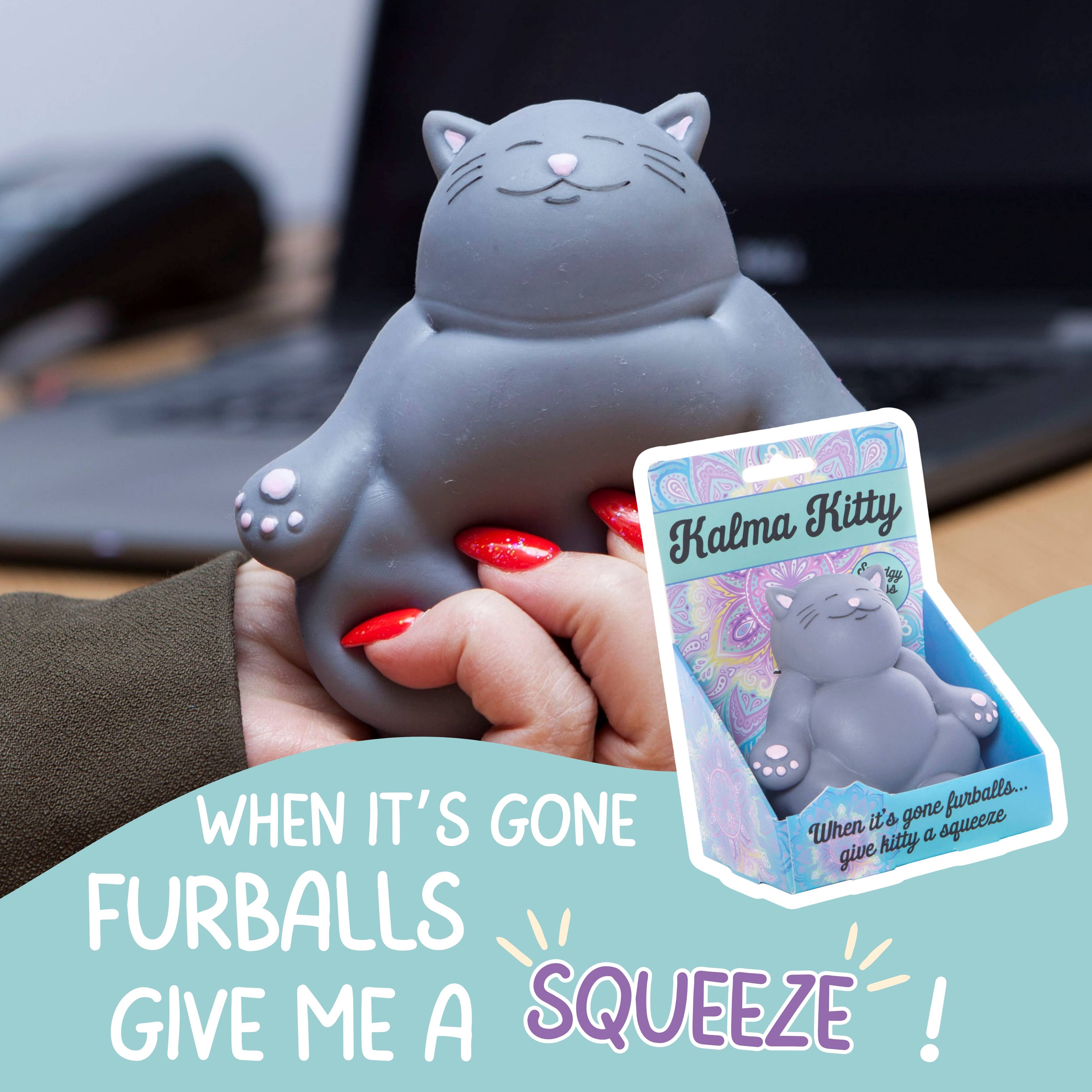 Squishy Toy - Kalma Kitty - Cat Fidget Stress Ball/Toy