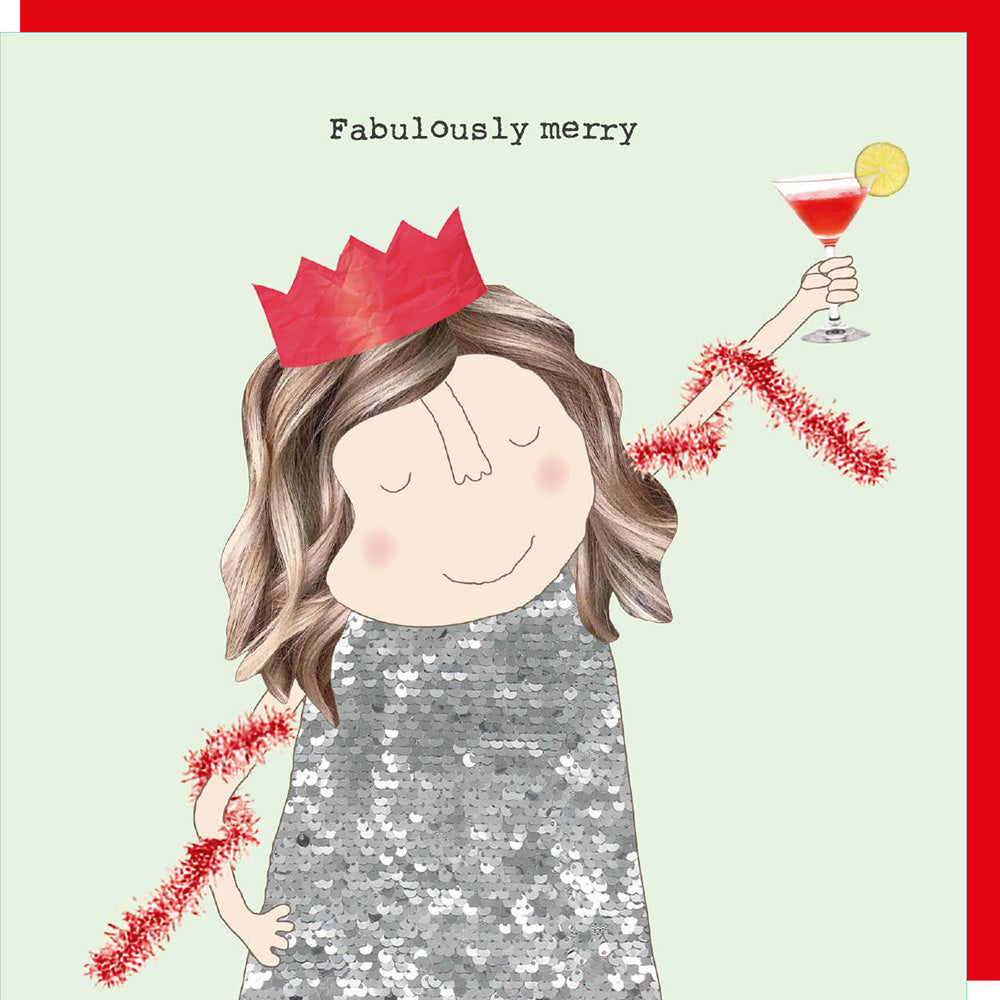 Rosie Made A Thing Fab Merry Christmas Card