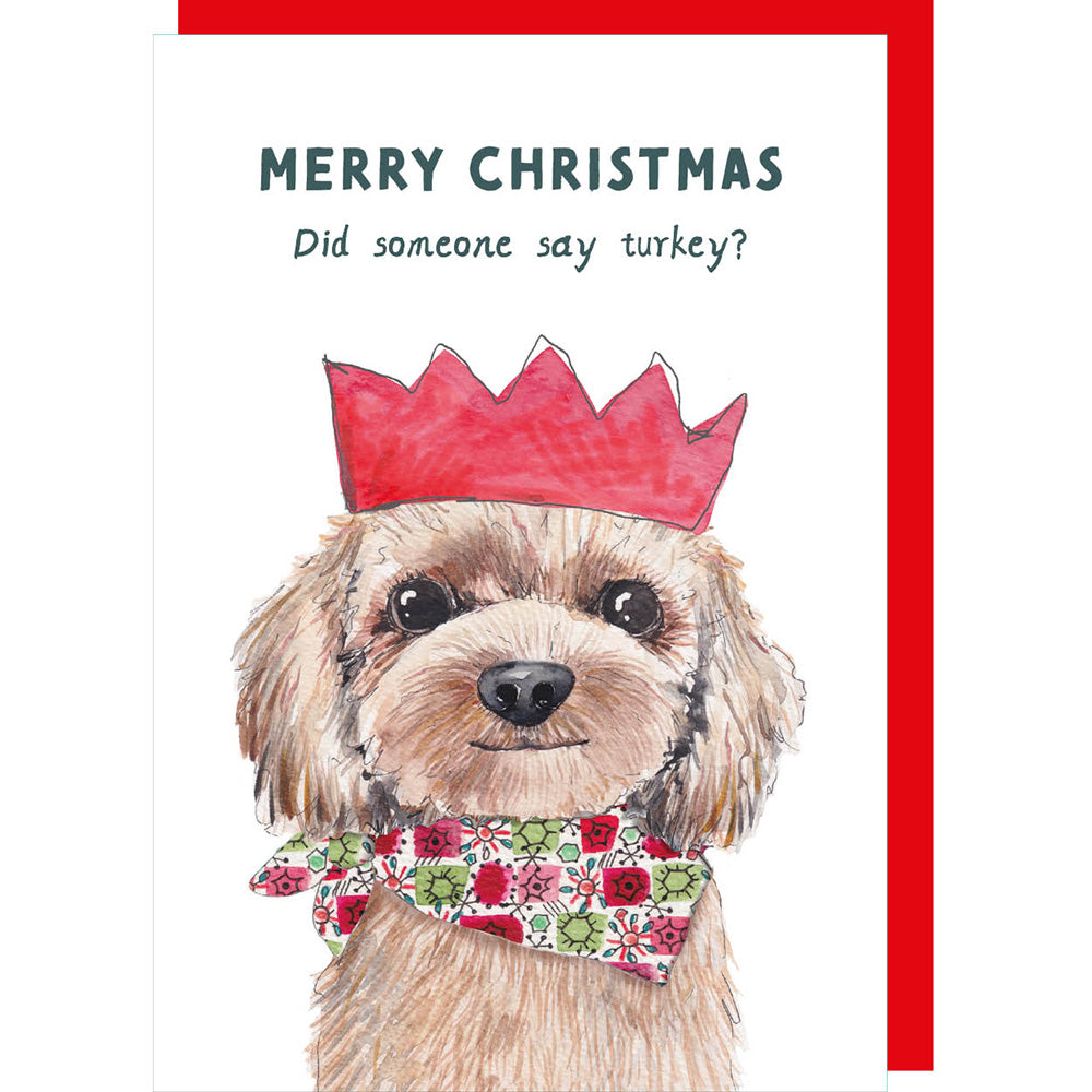 Rosie Made A Thing Turkey Christmas Card