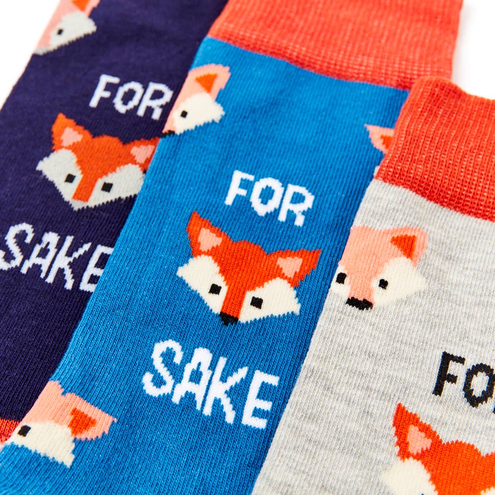 Urban Eccentric - Unisex For Fox Sake Socks Gift Set
