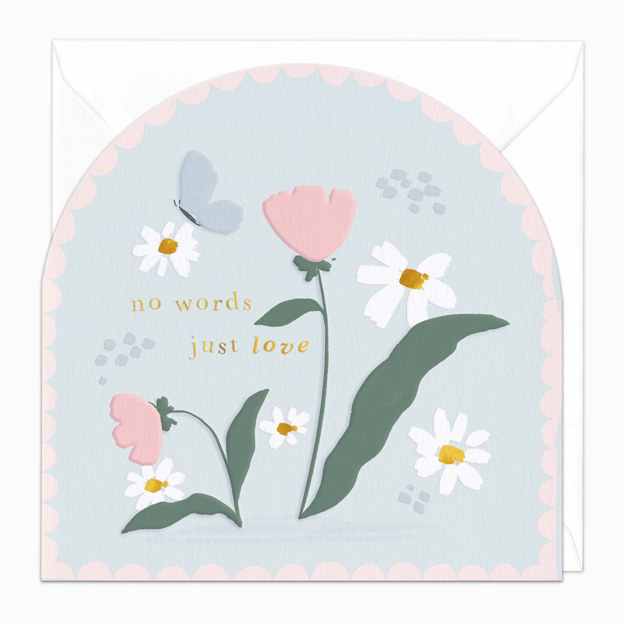 Whistlefish - No Words, Just Love Sympathy Card