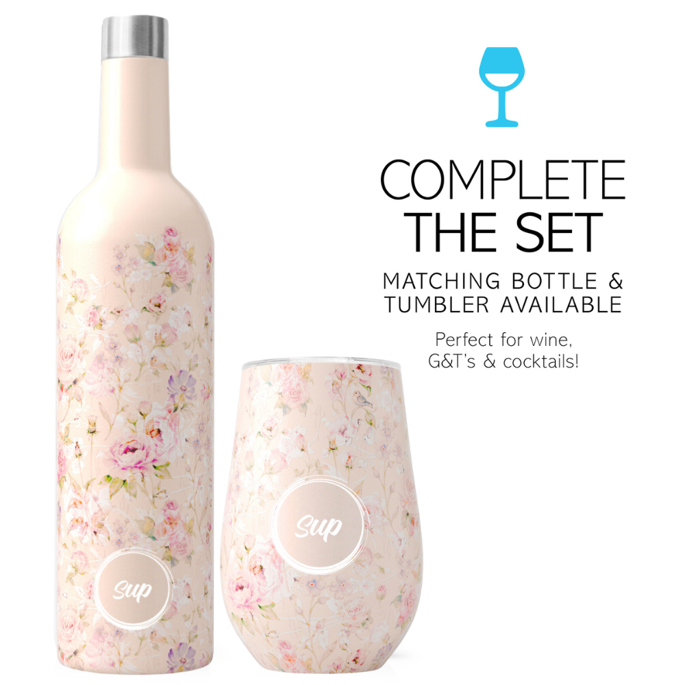 Sup - Insulated Wine Bottle Flowers: Flowers