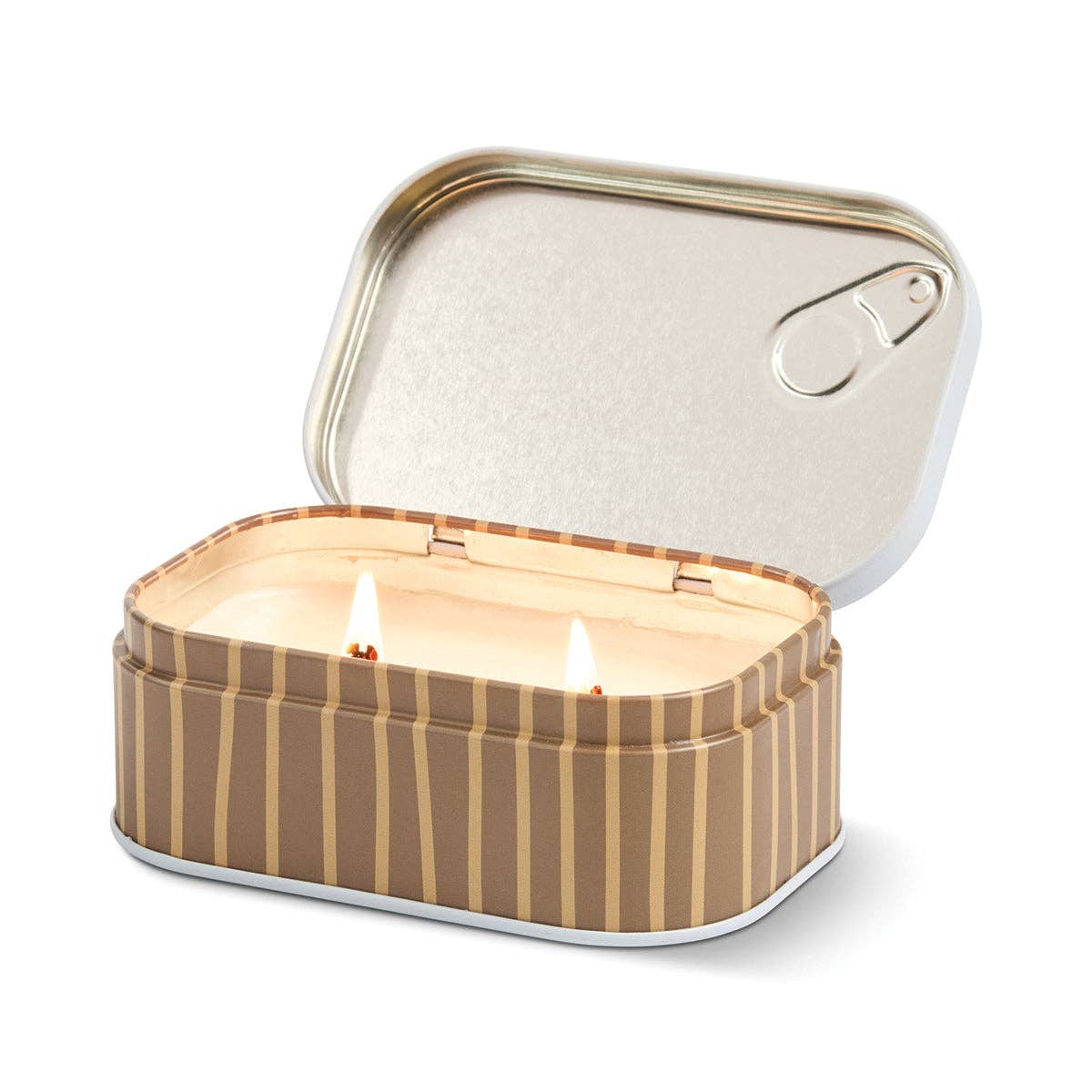 Paddywax Bistro Printed Tin Candle - Cappuccino