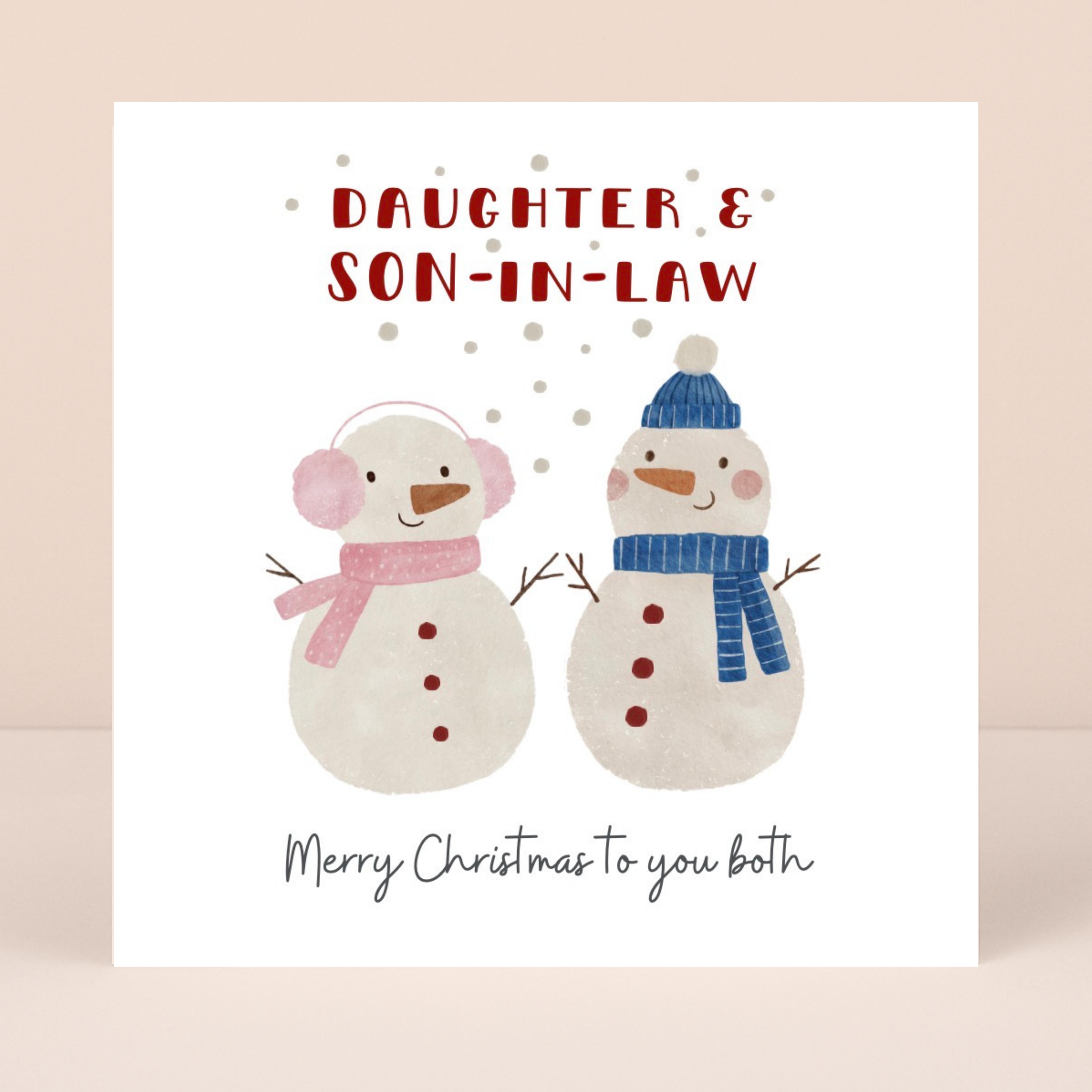 Petimo - Daughter & Son-in-Law Holly Jolly Christmas Card