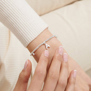 Joma Jewellery Silver Plated A Little 'Alphabet' Bracelets - More Than Just a Gift | Narborough Hall
