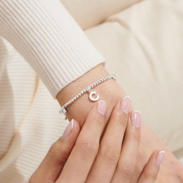 Joma Jewellery Silver Plated A Little 'Alphabet' Bracelets - More Than Just a Gift | Narborough Hall