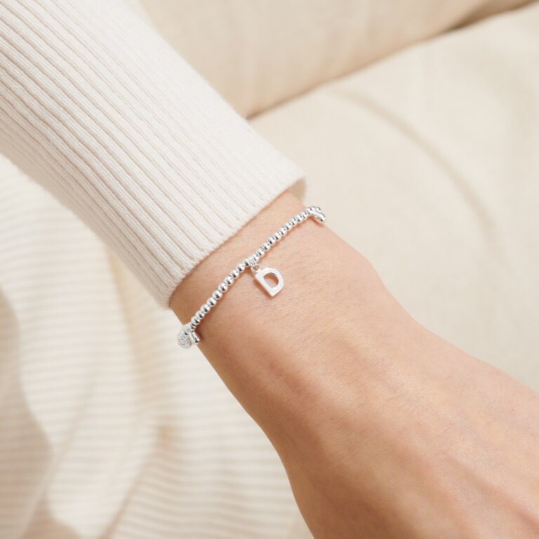 Joma Jewellery Silver Plated A Little 'Alphabet' Bracelets - More Than Just a Gift | Narborough Hall
