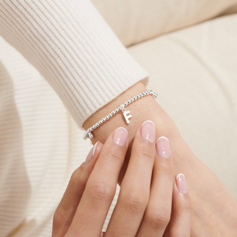 Joma Jewellery Silver Plated A Little 'Alphabet' Bracelets - More Than Just a Gift | Narborough Hall