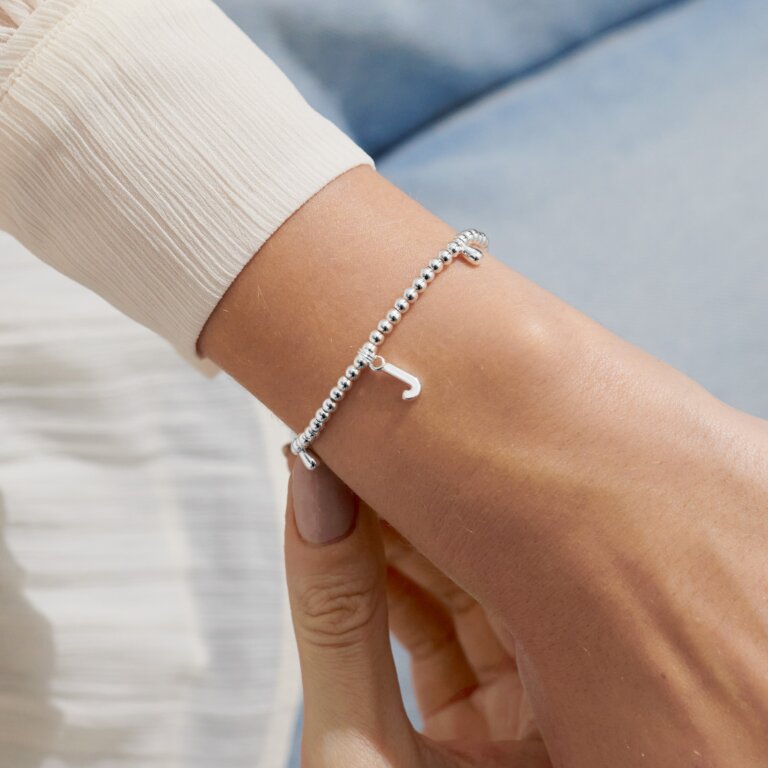 Joma Jewellery Silver Plated A Little 'Alphabet' Bracelets - More Than Just a Gift | Narborough Hall