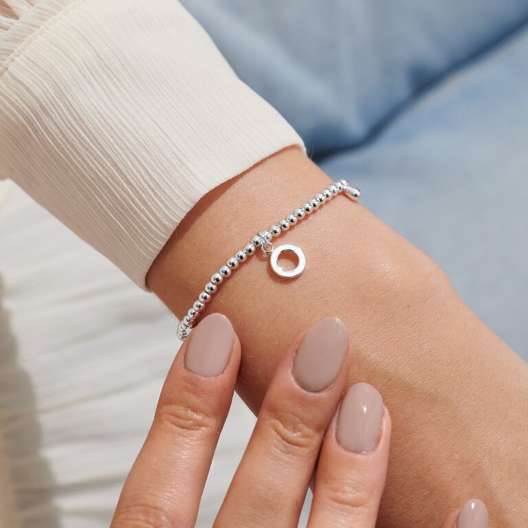 Joma Jewellery Silver Plated A Little 'Alphabet' Bracelets - More Than Just a Gift | Narborough Hall