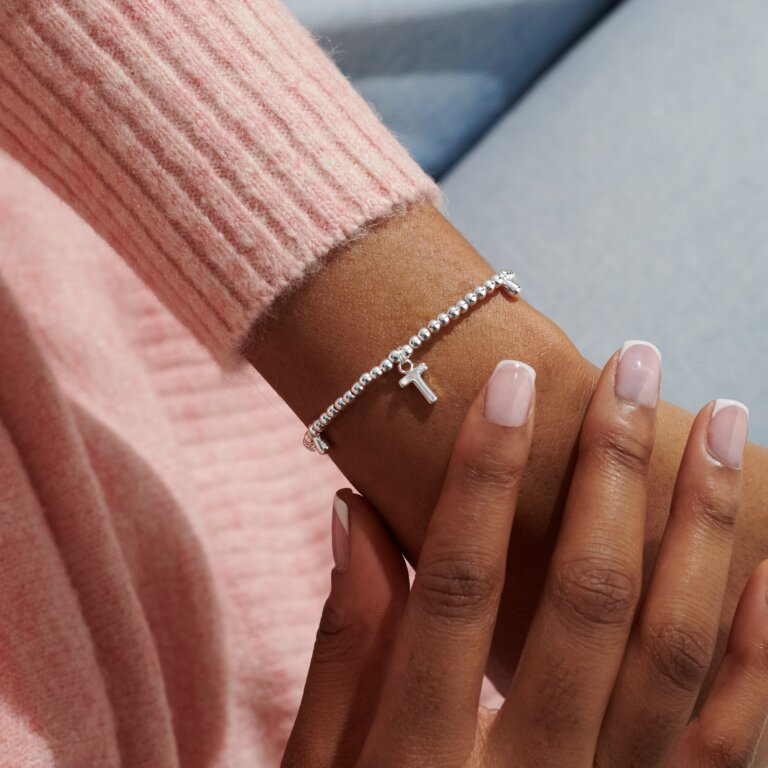 Joma Jewellery Silver Plated A Little 'Alphabet' Bracelets - More Than Just a Gift | Narborough Hall