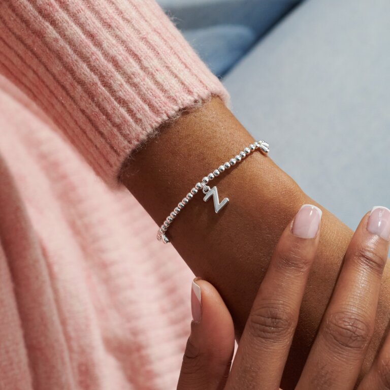 Joma Jewellery Silver Plated A Little 'Alphabet' Bracelets - More Than Just a Gift | Narborough Hall