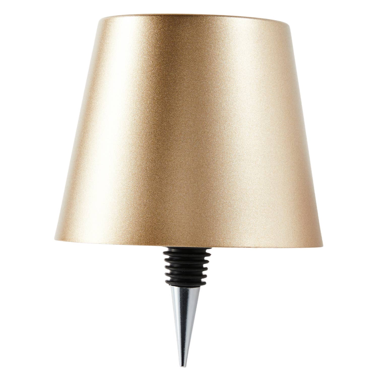 Cordless LED Table Lamp with Bottle Stopper: White