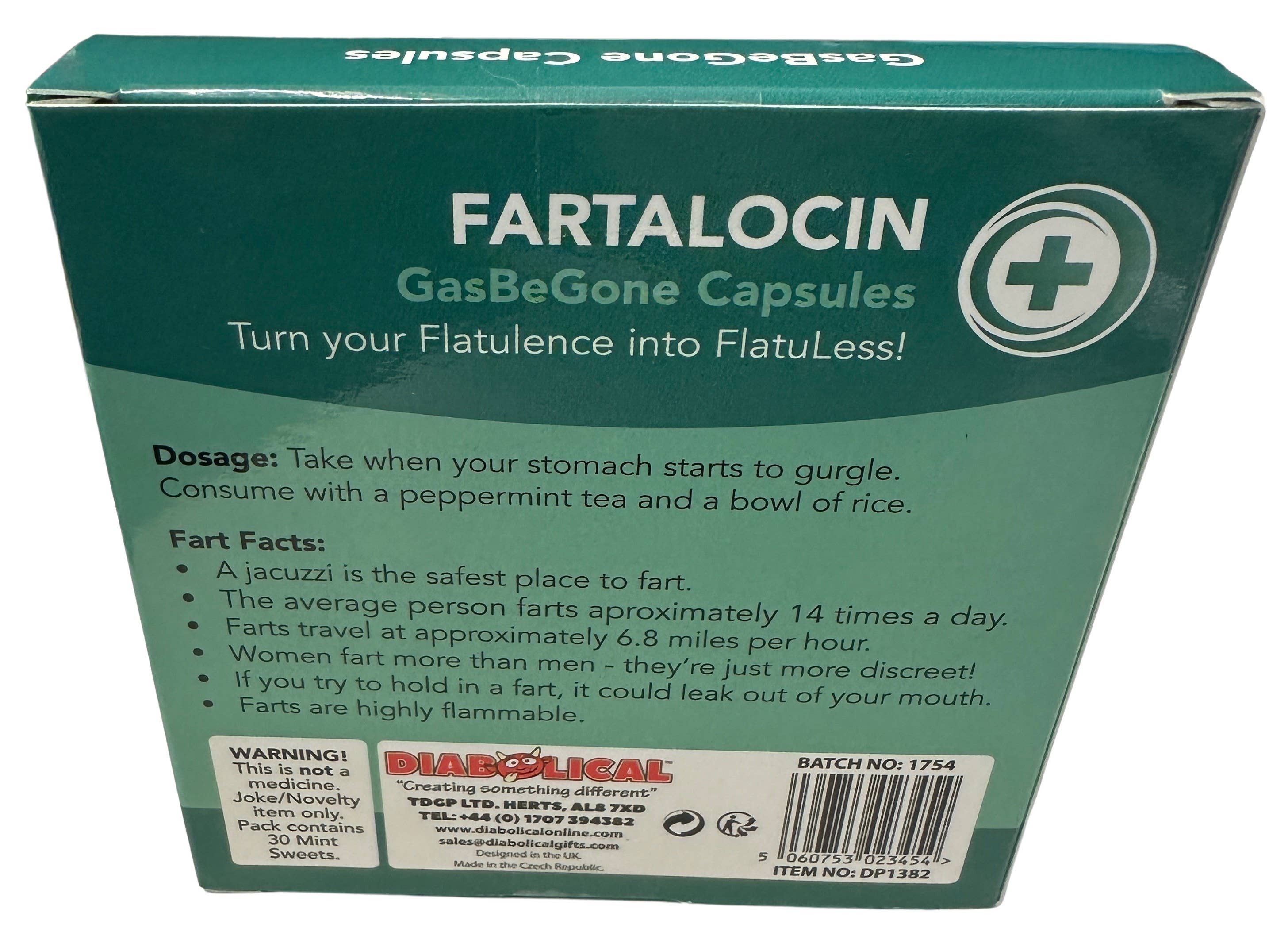 Fartalocin Candy Candy Mint Pills - More Than Just a Gift | Narborough Hall