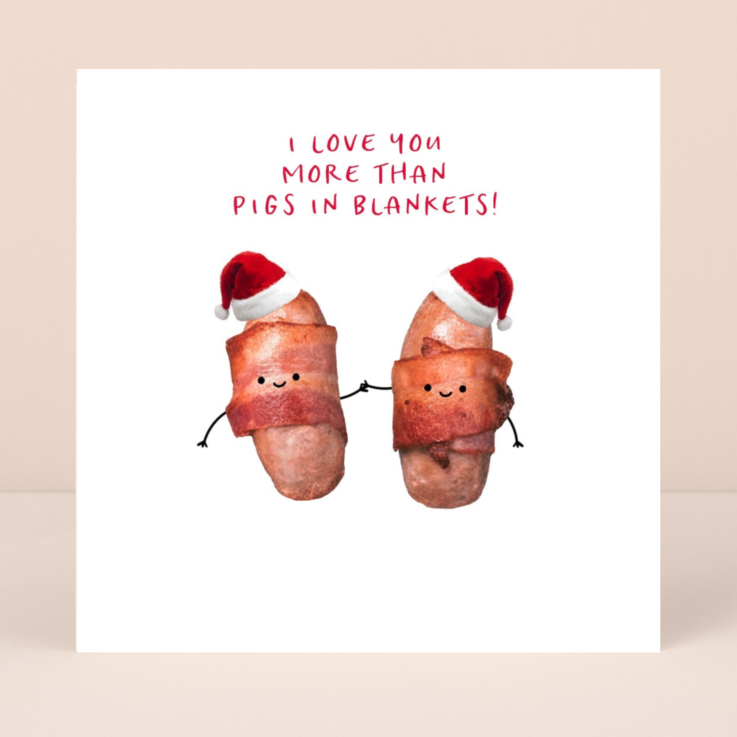 Petimo - Love You Pigs in Blankets Better Together Christmas Card
