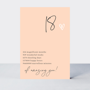 Little Notes 18th Card - More Than Just a Gift | Narborough Hall