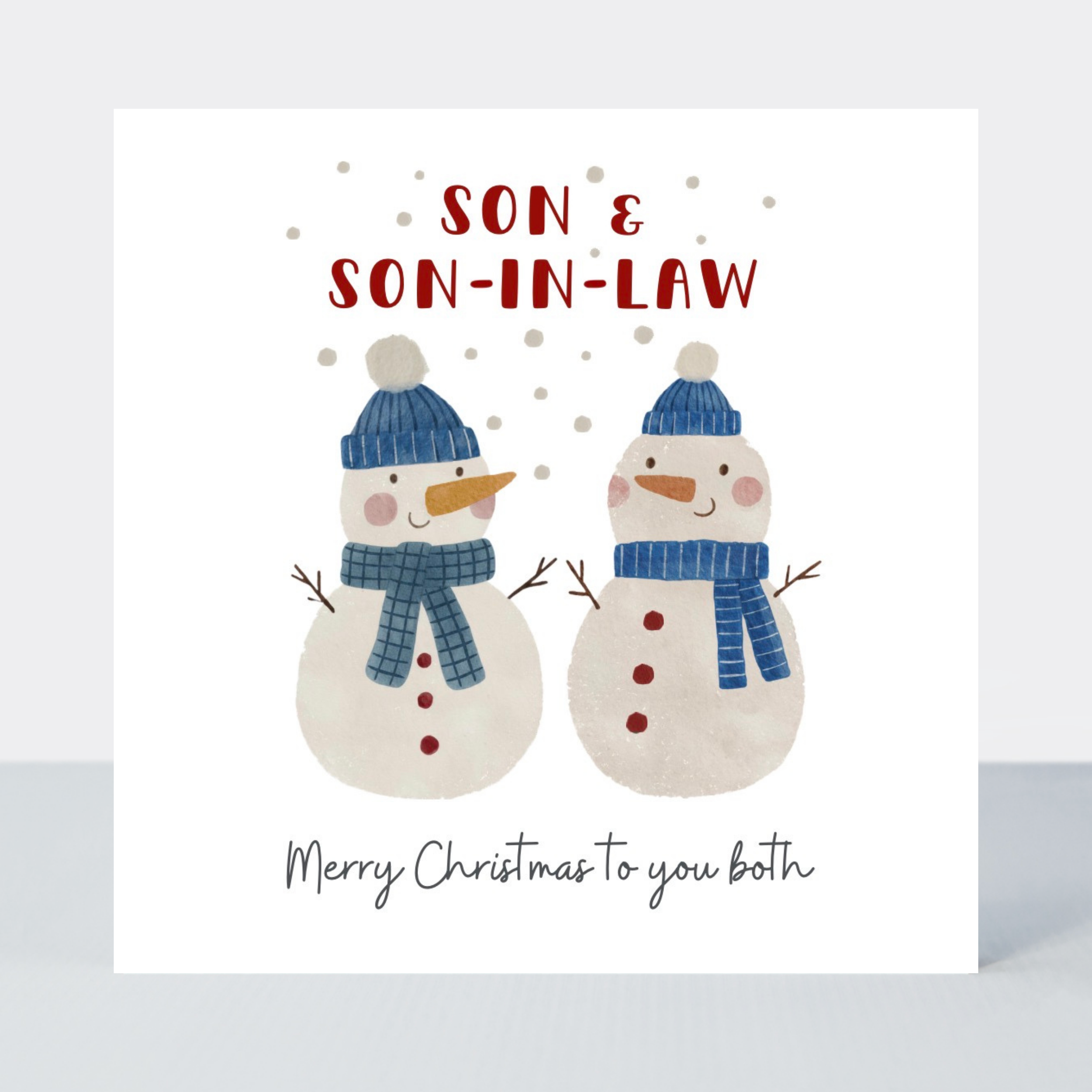 Petimo - Son & Son-in-Law Holly Jolly Christmas Card