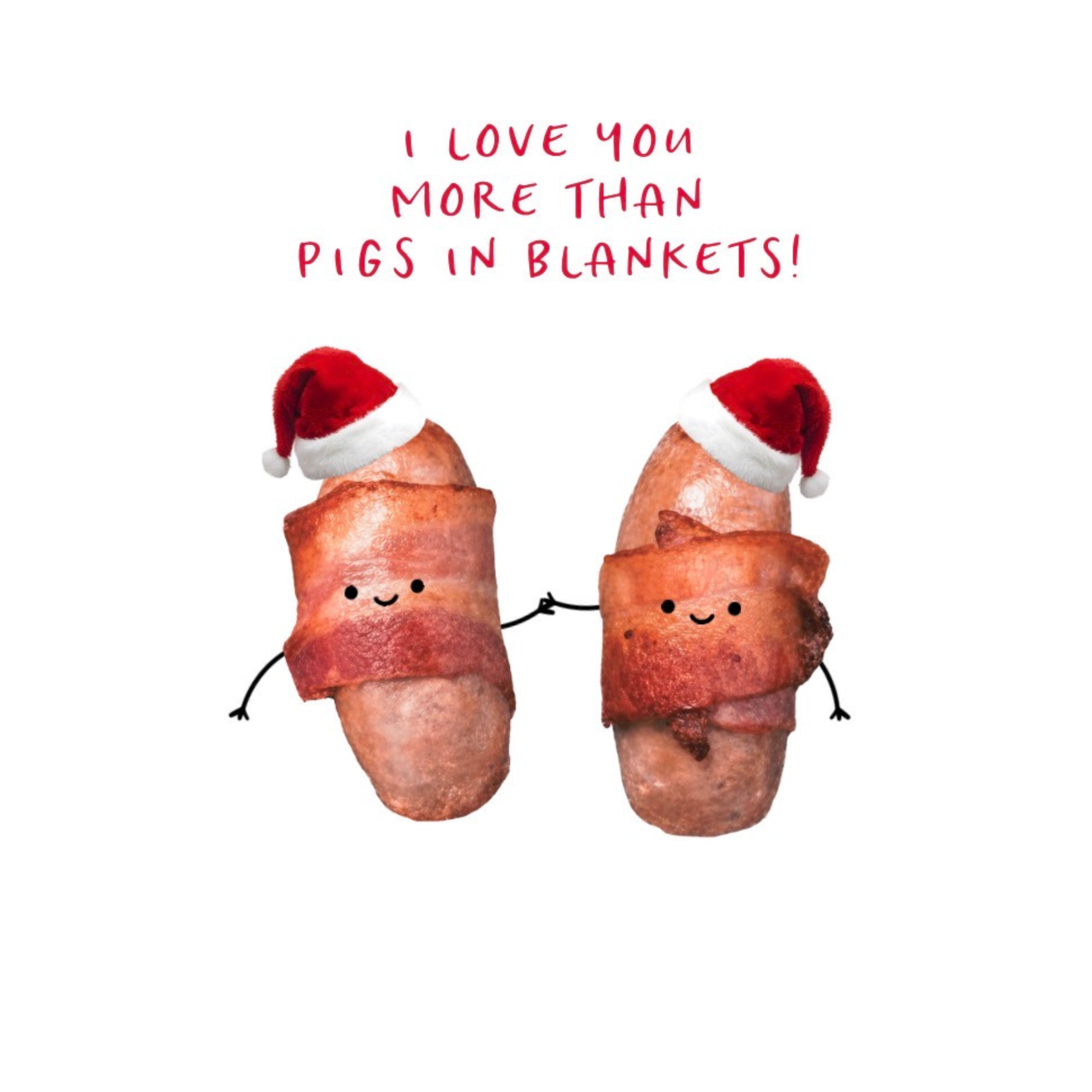 Petimo - Love You Pigs in Blankets Better Together Christmas Card