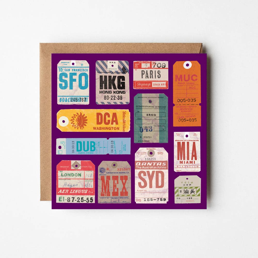 Travel Tickets Design Smith Card