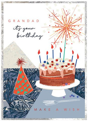 Cobalt Grandad its your Birthday Card - More Than Just a Gift | Narborough Hall