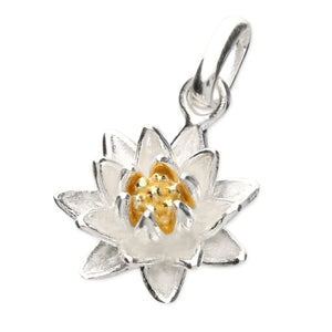 Iris & Miel Sterling Silver Waterlily Necklace - More Than Just a Gift | Narborough Hall