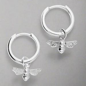 Iris & Miel Sterling Silver Bumble Bee Huggie Hoop - More Than Just a Gift | Narborough Hall