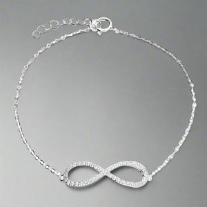 Sterling Silver CZ Infinity Bracelet - More Than Just a Gift | Narborough Hall