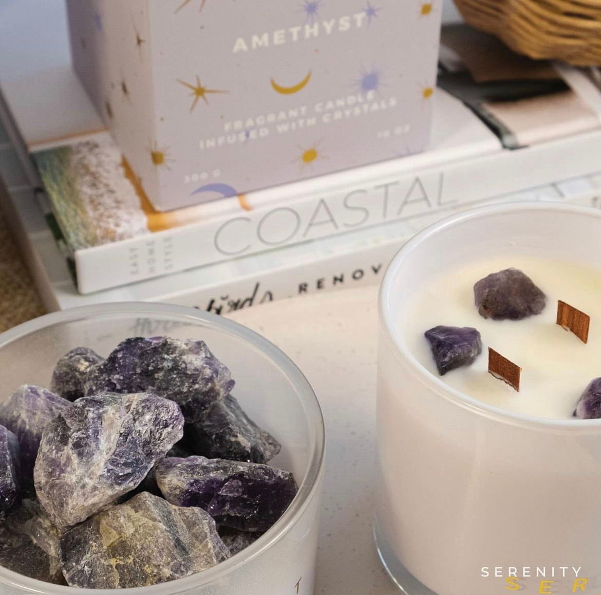 Serenity Amethyst Crystal Potpourri & Oil - More Than Just a Gift | Narborough Hall